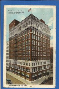 Nevermore. Standing from 1910 to 1980, this color postcard shows the building in its earlier glory.